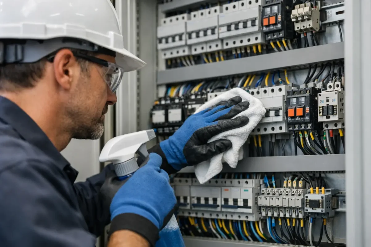Ako čistiť elektrické rozvádzače bezpečne