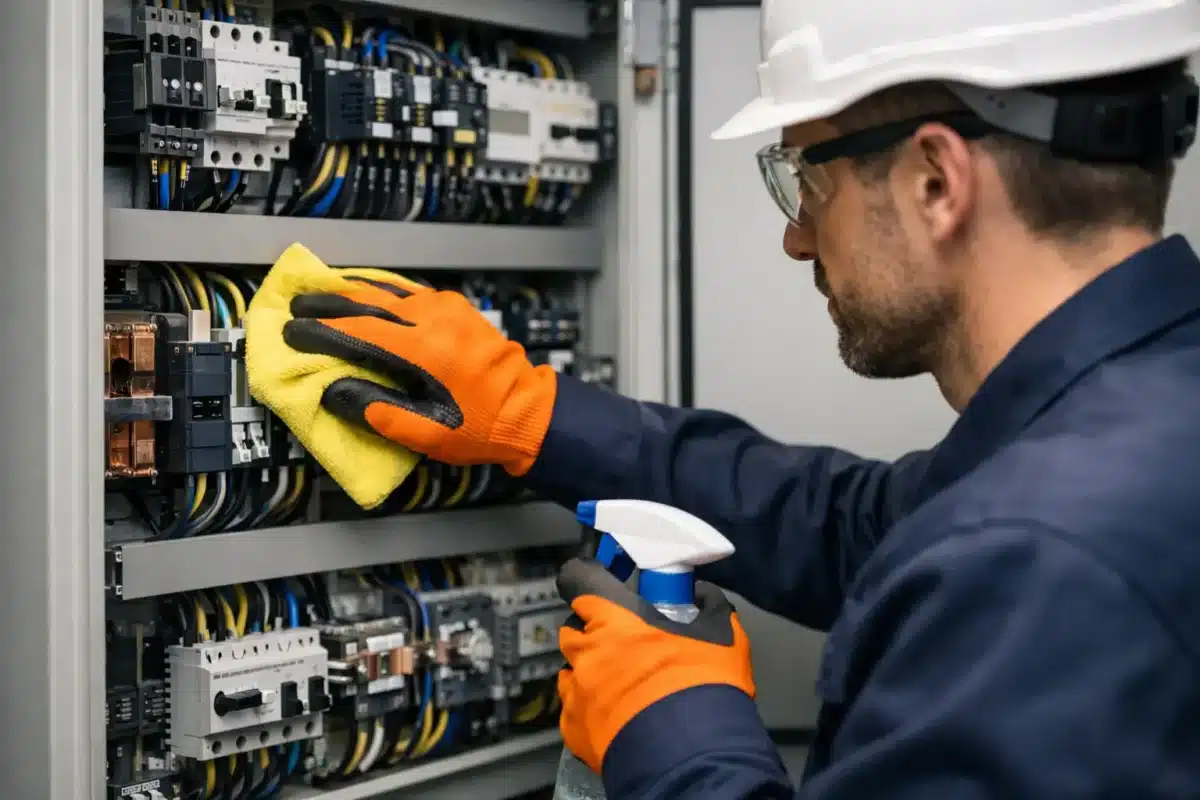 Ako čistiť elektrické rozvádzače bezpečne